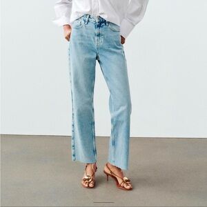 Zara Straight Leg Jeans NWOT